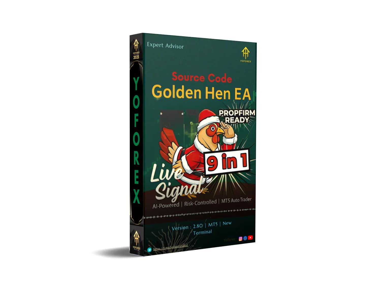 Golden Hen EA Source Code V2.80 MT5: The Clucking Revolution in Forex Trading You've Been Waiting For!