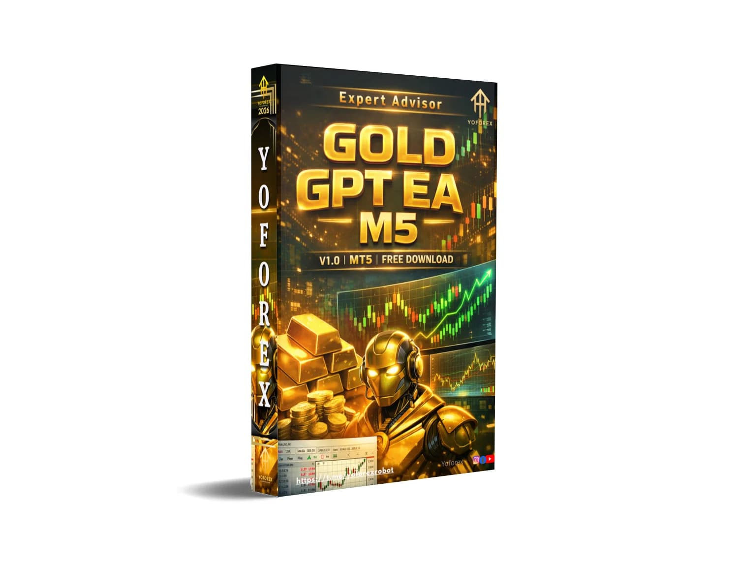 Explode Your Gold Trades NOW: GOLD GPT EA M5 MT5 Free Download!