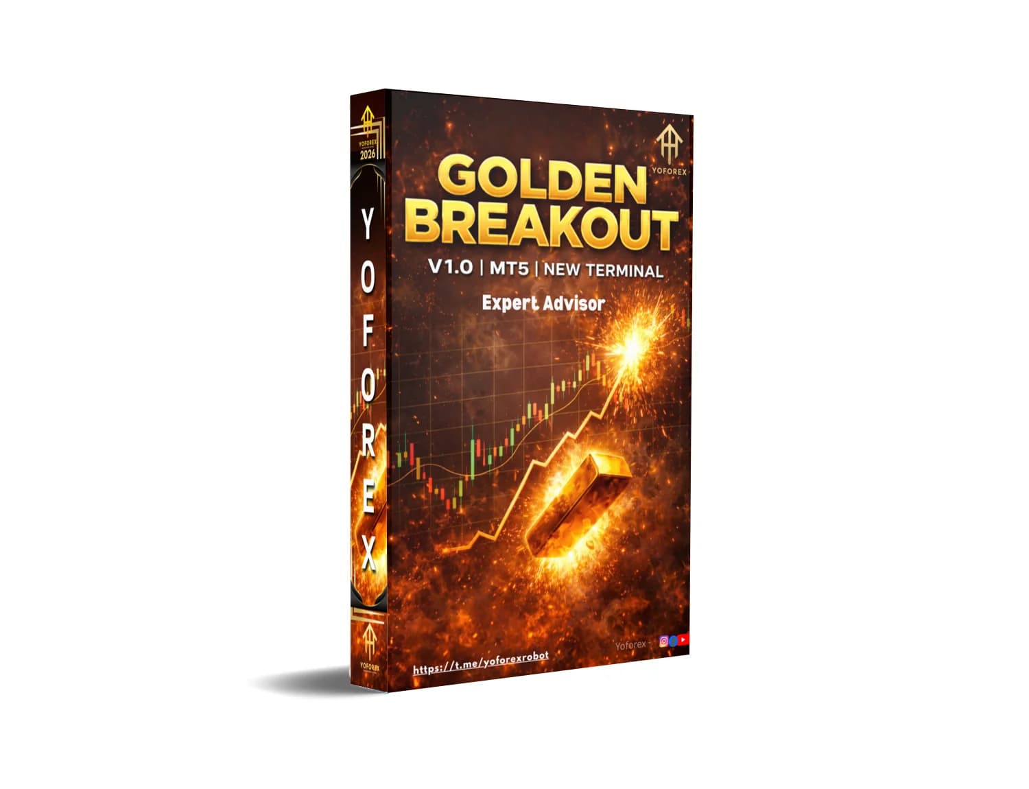 Explode Your Forex Profits: Golden Breakout EA MT5 – Buy Now Before It's Gone!