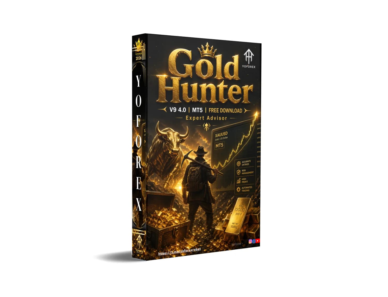 Explode Your Gold Trades: Gold Hunter V9 4.0 EA MT5 – Free Download Alert!