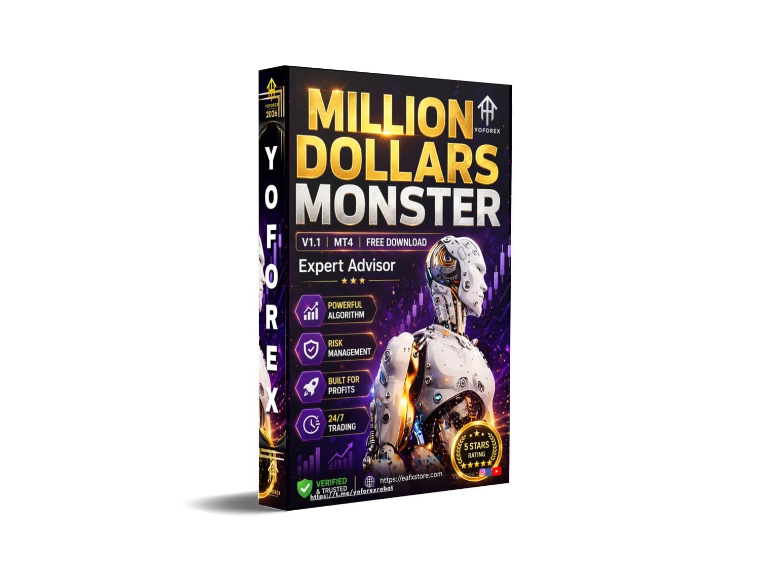 Explode Your Forex Profits: Million Dollars Monster MT4 EA – Free Download Alert!