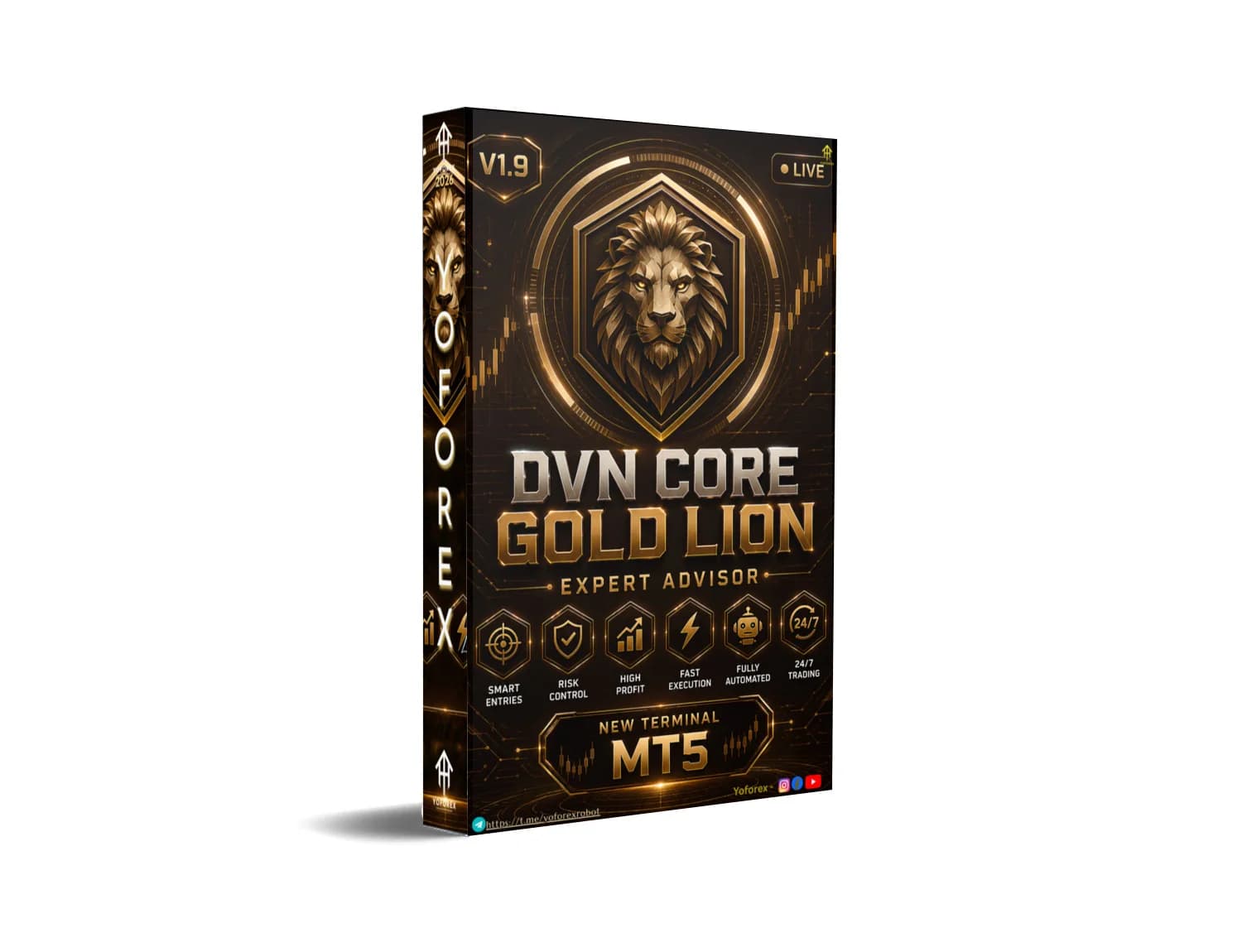 ACT NOW: DVN Core Gold LION EA v1.9 MT5 – Free Download Before Profits Explode!