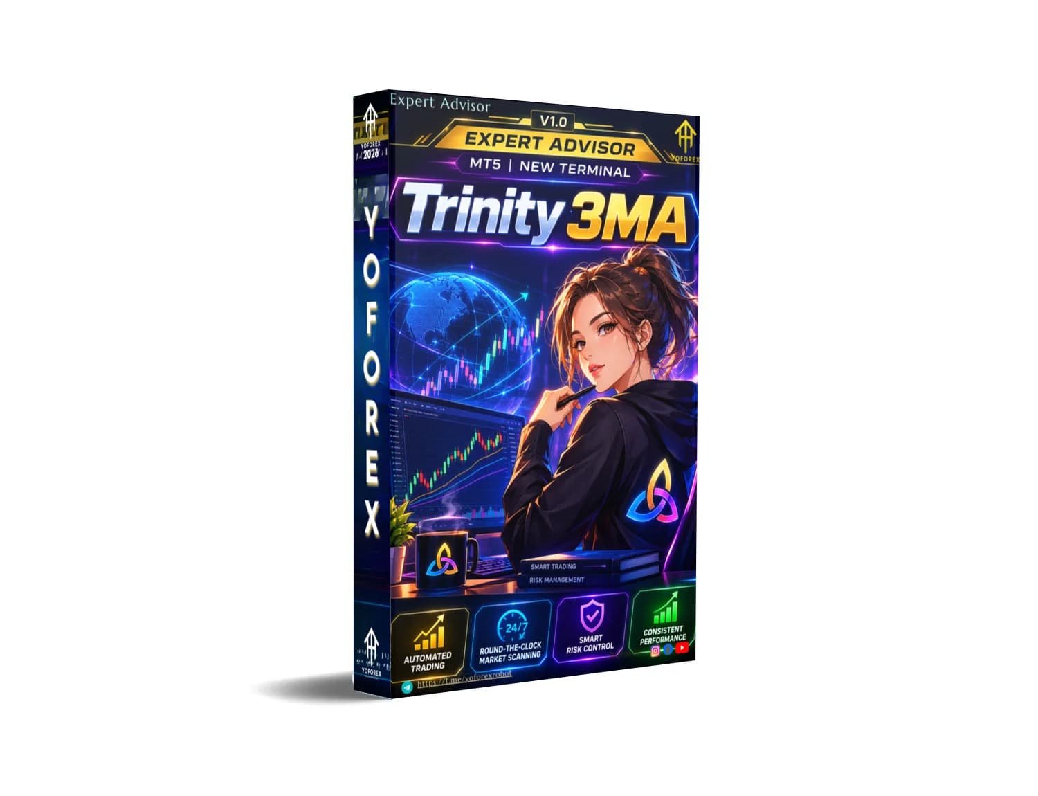 Trinity 3MA EA V1.0 MT5 