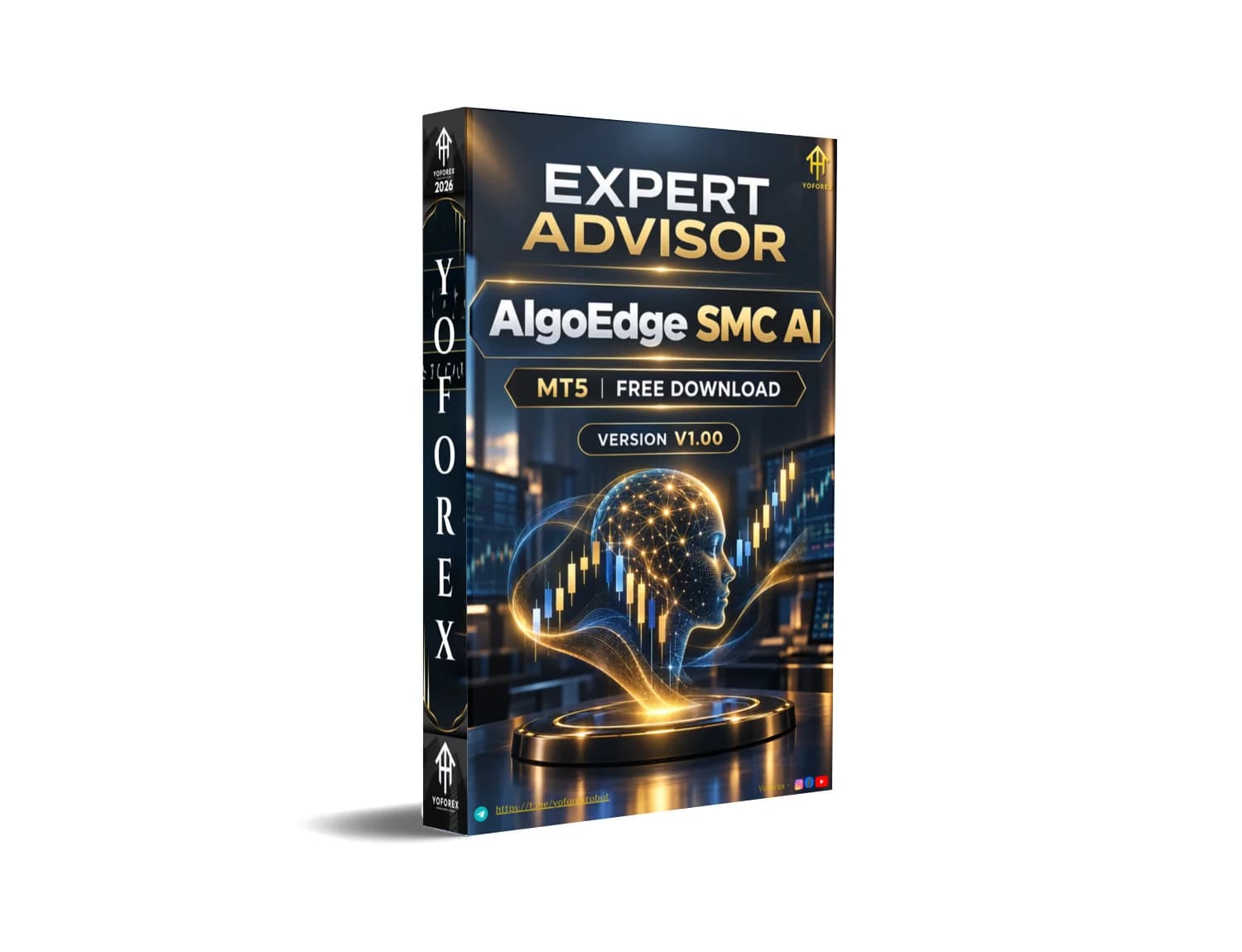 AlgoEdge SMC AI EA V1.00 MT5 