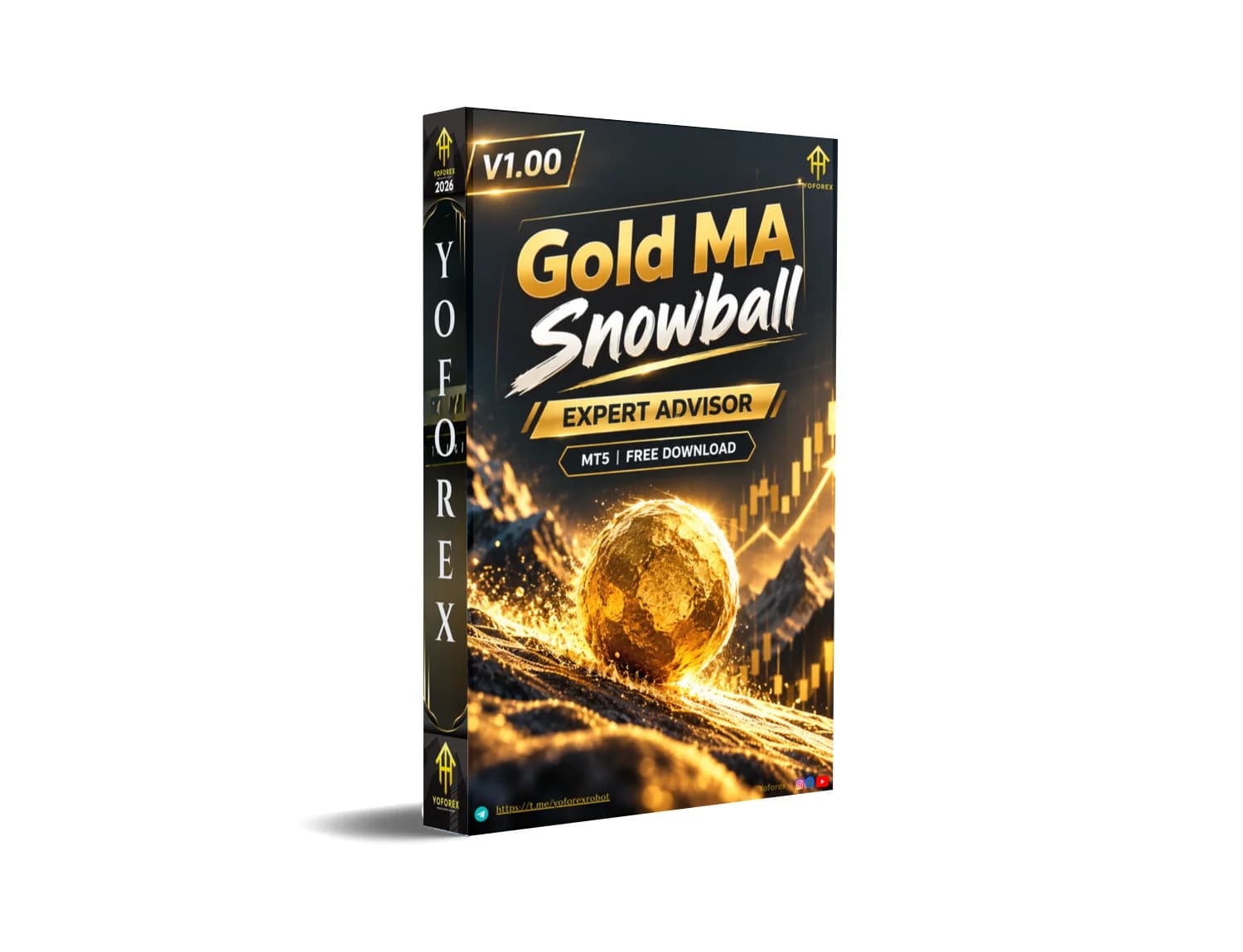 Gold MA Snowball EA V1.00 MT5 