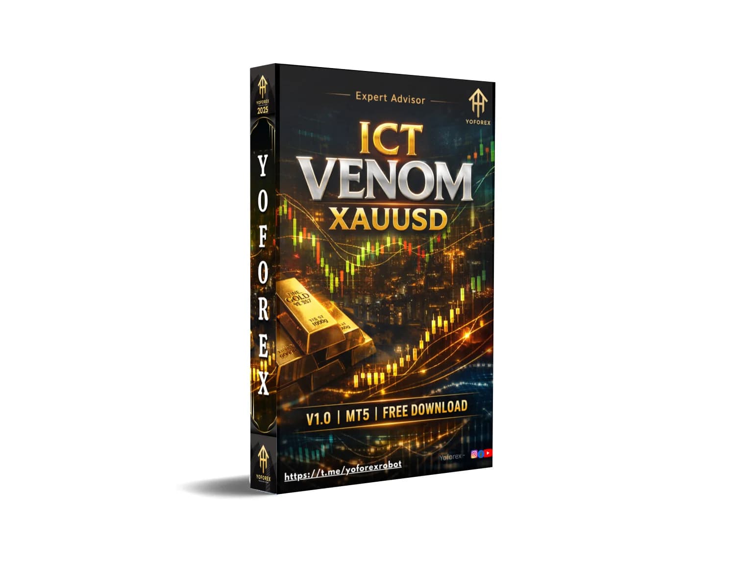 ICT Venom XAUUSD MT5: Strike Gold with This Ruthless Trading Beast!