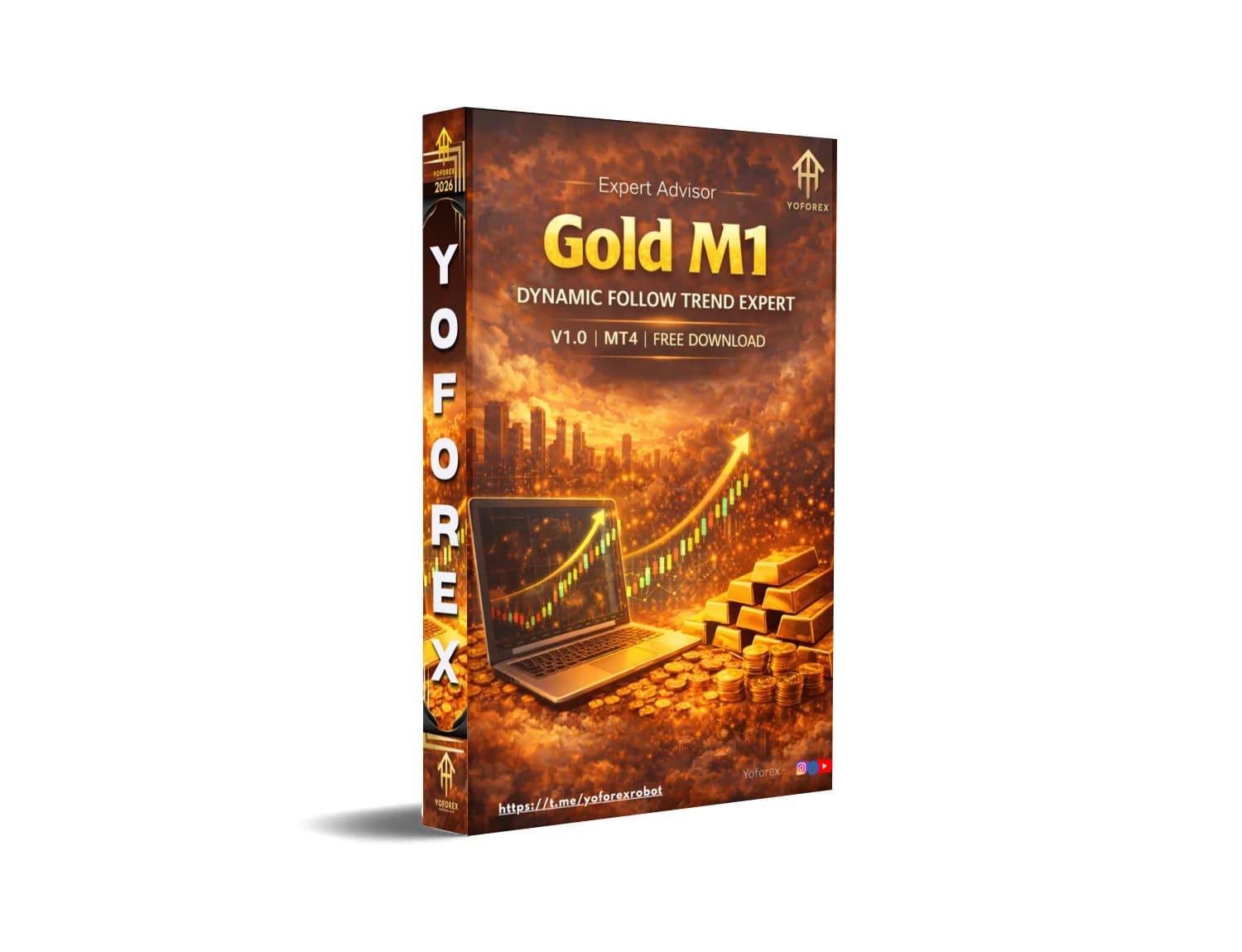 Explode Your Gold Profits NOW: Gold M1 Dynamic Follow Trend Expert EA MT4 – Limited Time Deal!