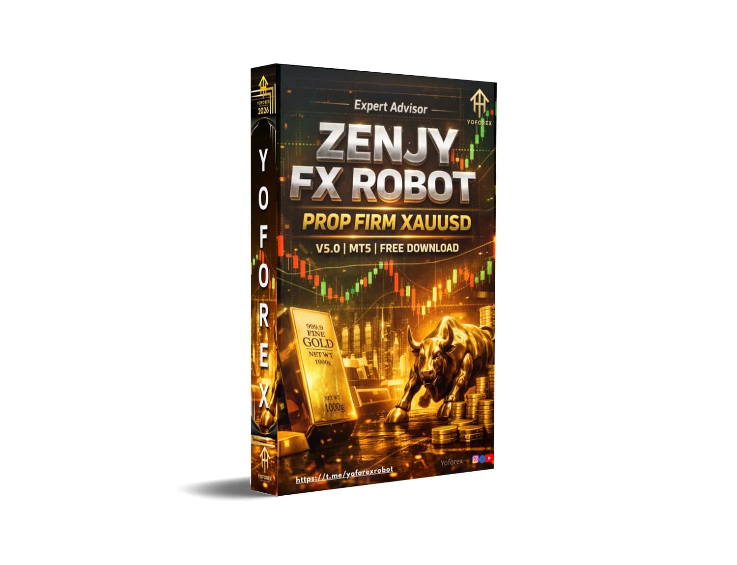 Explode Your Prop Firm Profits NOW with Zenjy FX Robot XAUUSD EA on MT5!
