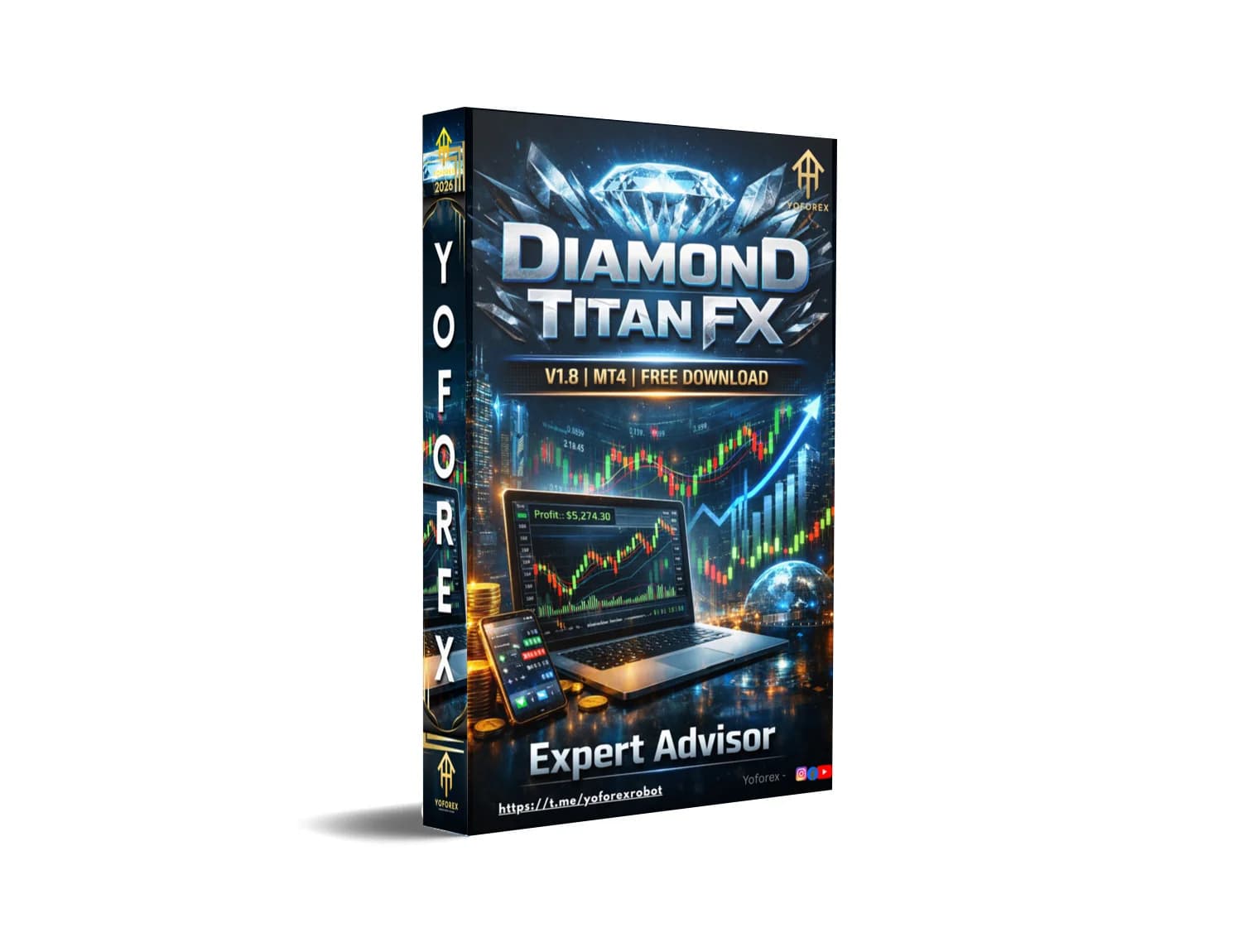 Grab Diamond Titan FX EA MT4 Free NOW – Skyrocket Your Forex Profits!
