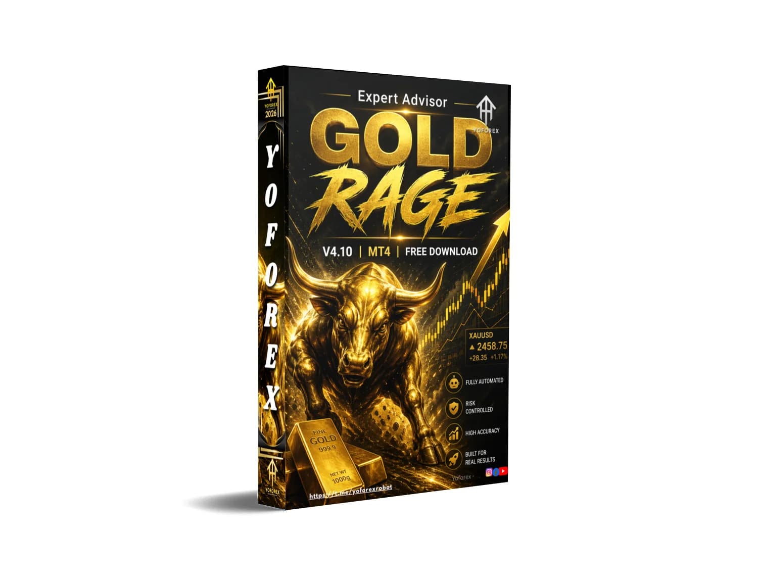 Explode Your Gold Trades: Gold Rage EA MT4 – Grab It Before It's Gone!
