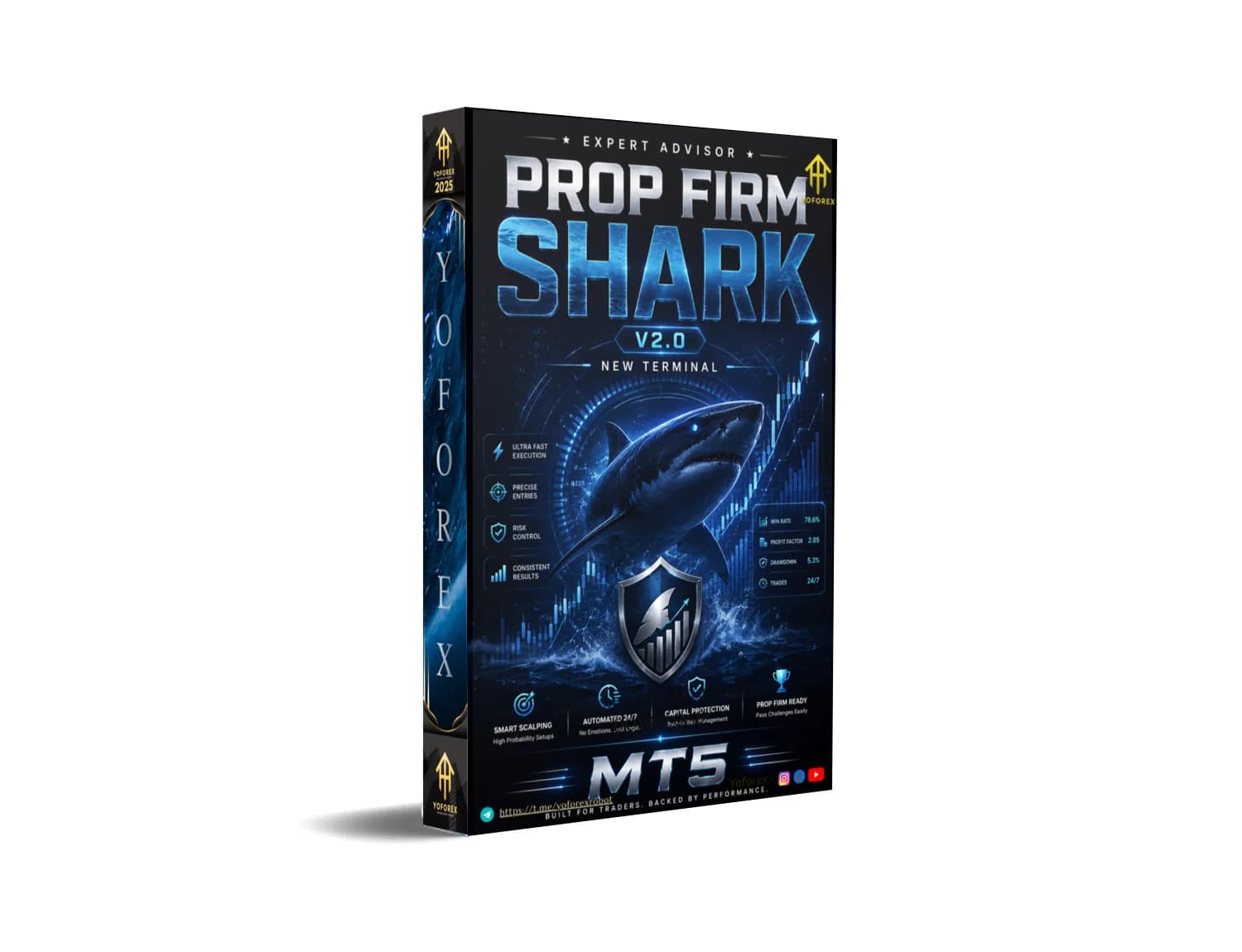 Prop Firm SHARK EA V2.0 MT5: Grab Your Free Download Before It's Too Late!