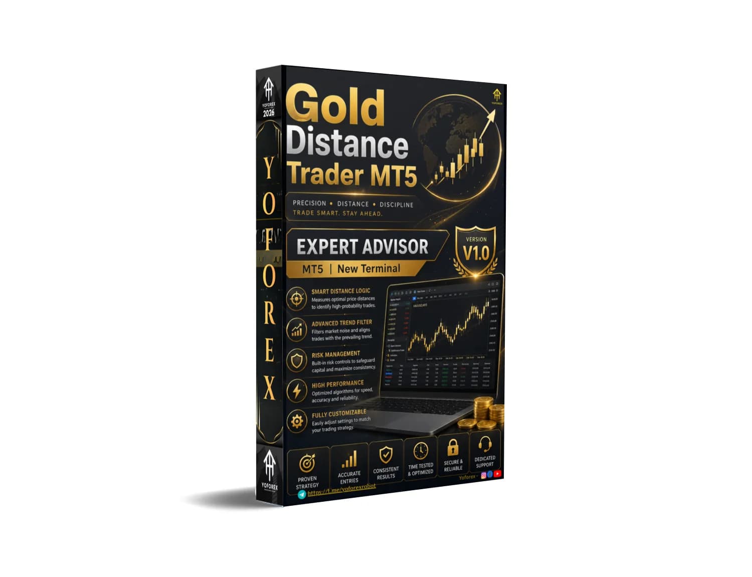 Gold Distance Trader EA V1.0 MT5