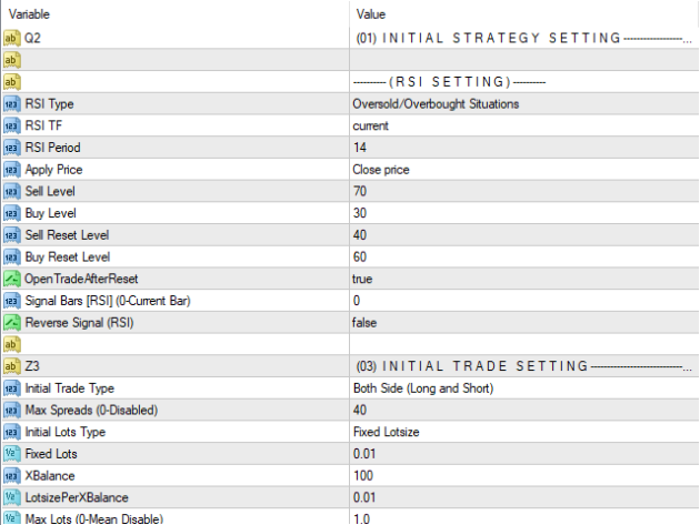 Cap RSI Trader EA MT4