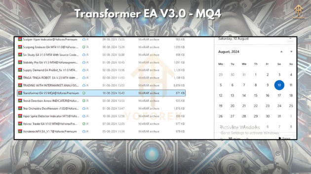 Transformer EA V3 MQ4