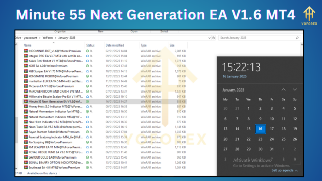 Minute 55 Next Generation EA V1.6 MT4