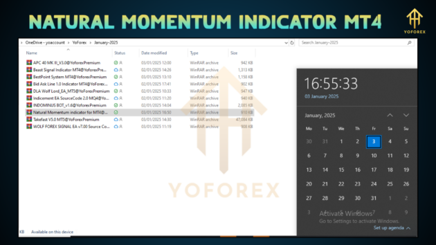 Natural Momentum Indicator